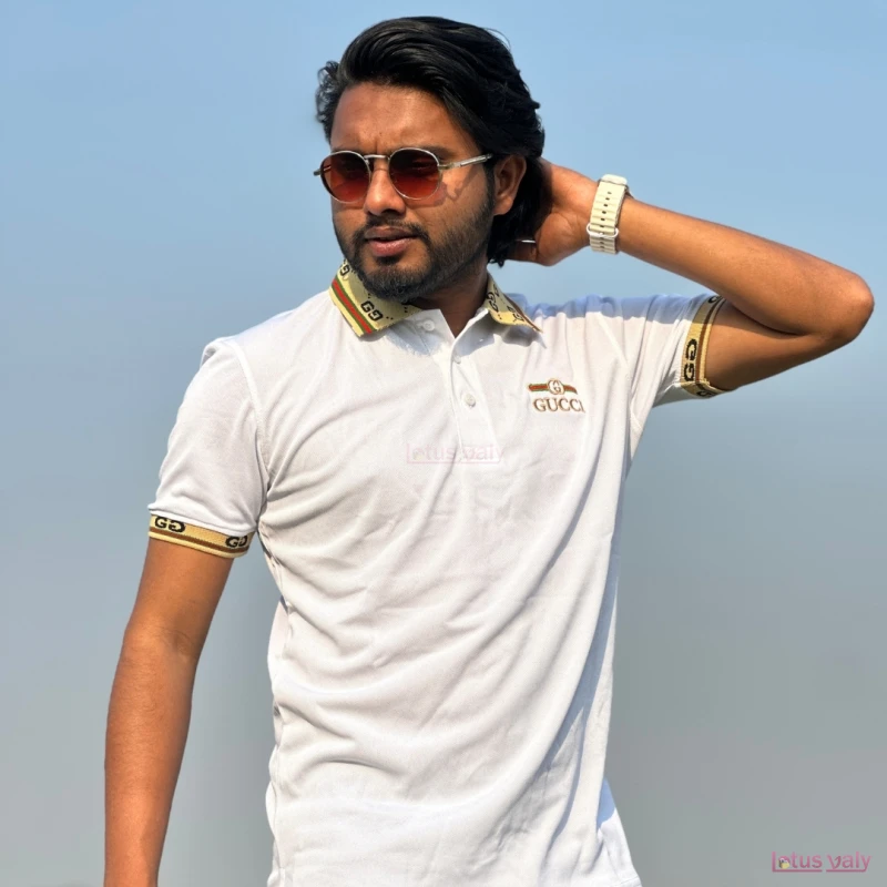 Polo T-Shirt (White)
