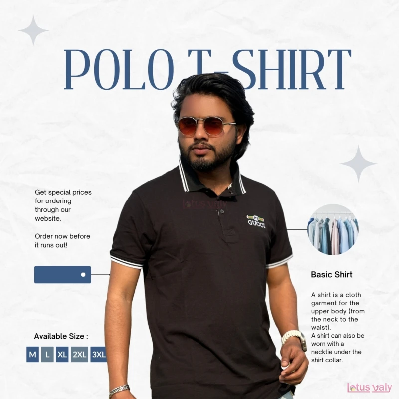 Black Polo T-shirt