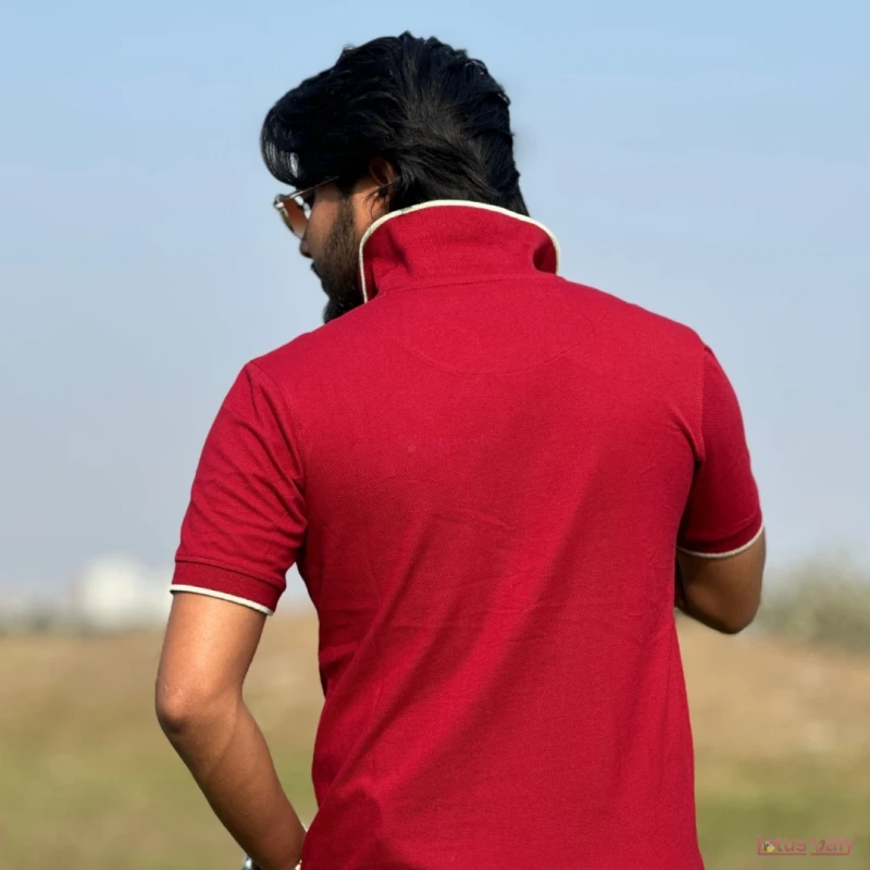 Maroon Polo T-Shirt