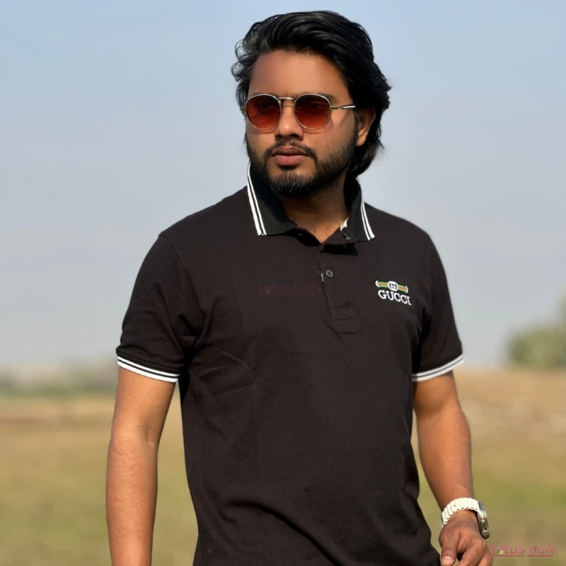 Black Polo T-shirt