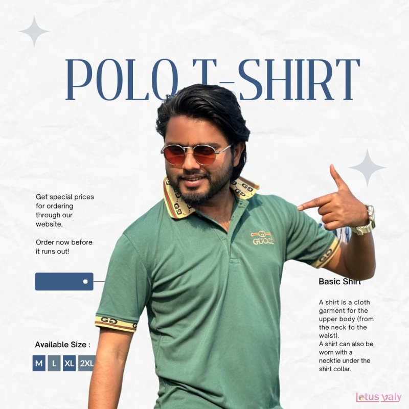 Petrol Green Polo T-Shirt