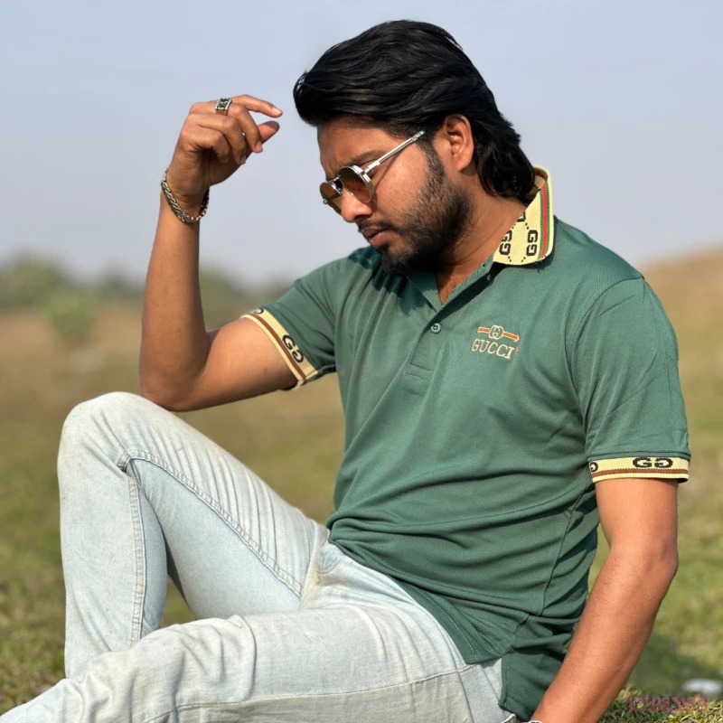 Petrol Green Polo T-Shirt