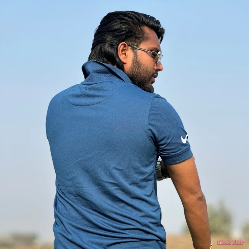 Polo T-shirt(Deep Blue)