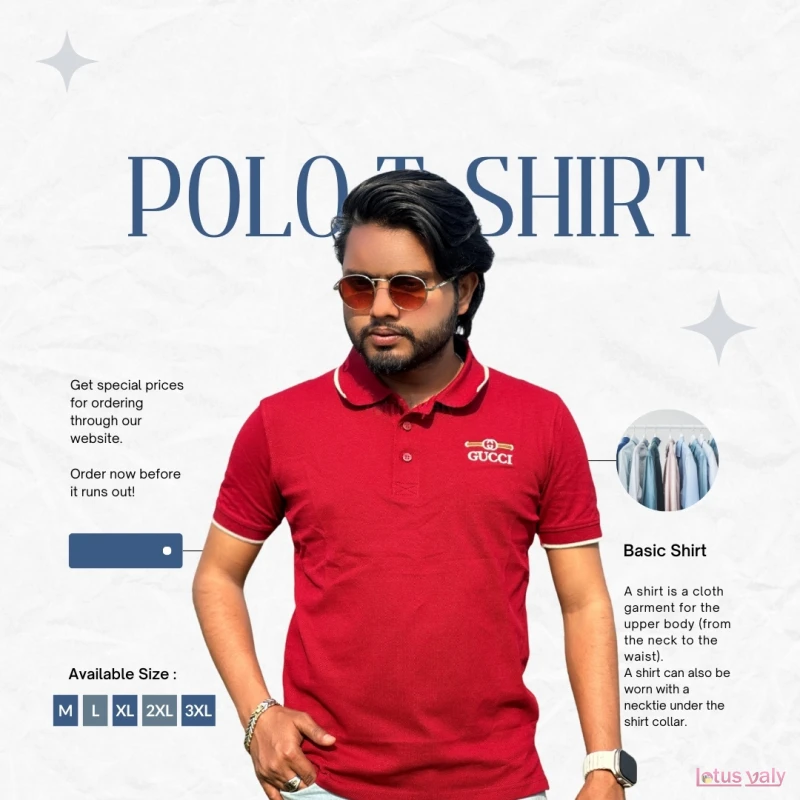 Maroon Polo T-Shirt