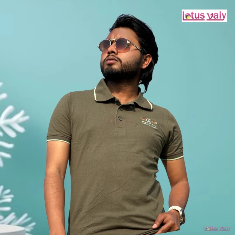 Olive Polo T-Shirt